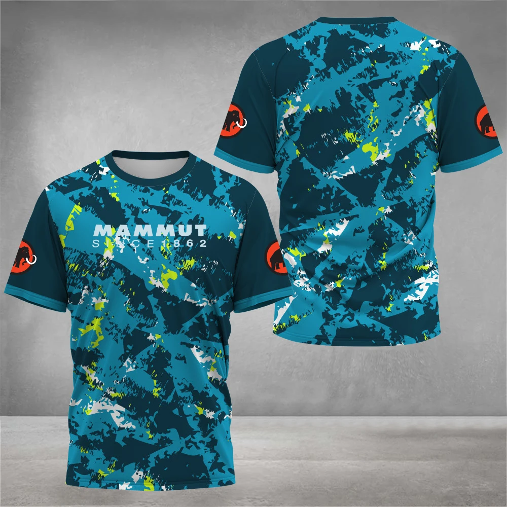 

3D printed design T-shirt short sleeves,men outdoor hiking T-shirt,round neck short sleeves,outdoor sports wear,machine washable