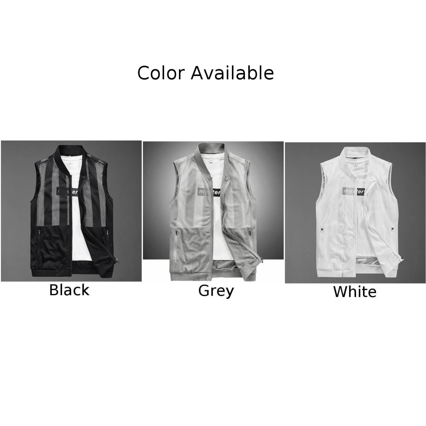 Männer Weste Ärmellose 1pc Jacke Atmungsaktive Weste Komfortable Multi-Tasche Outdoor Angeln Wandern Polyester Männer Heißer