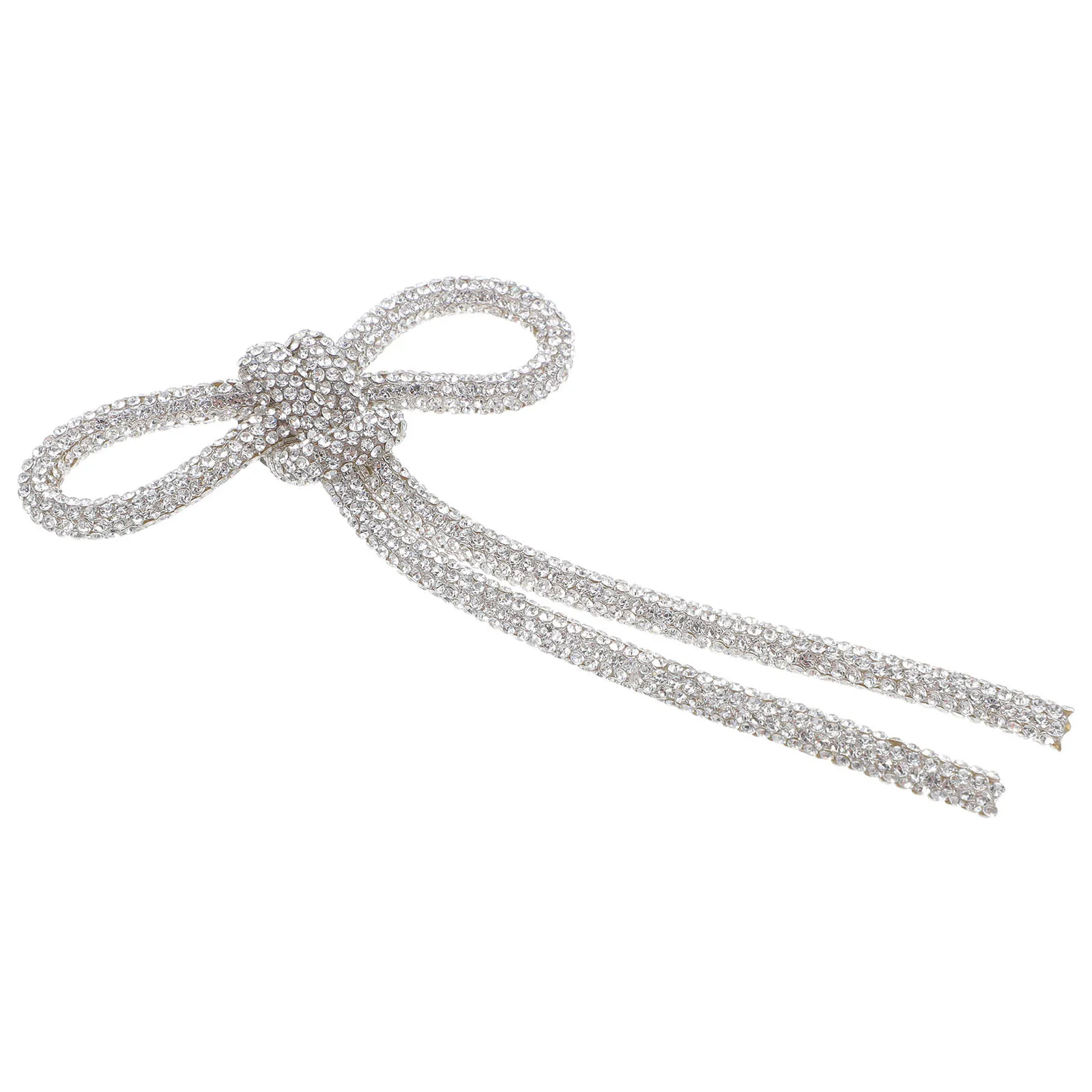 

Exquisite Bow Brooch Rhinestones Women Fashion Accessory Suits Dresses Backpacks Sparkly Jewelry Suit Lapel Pin