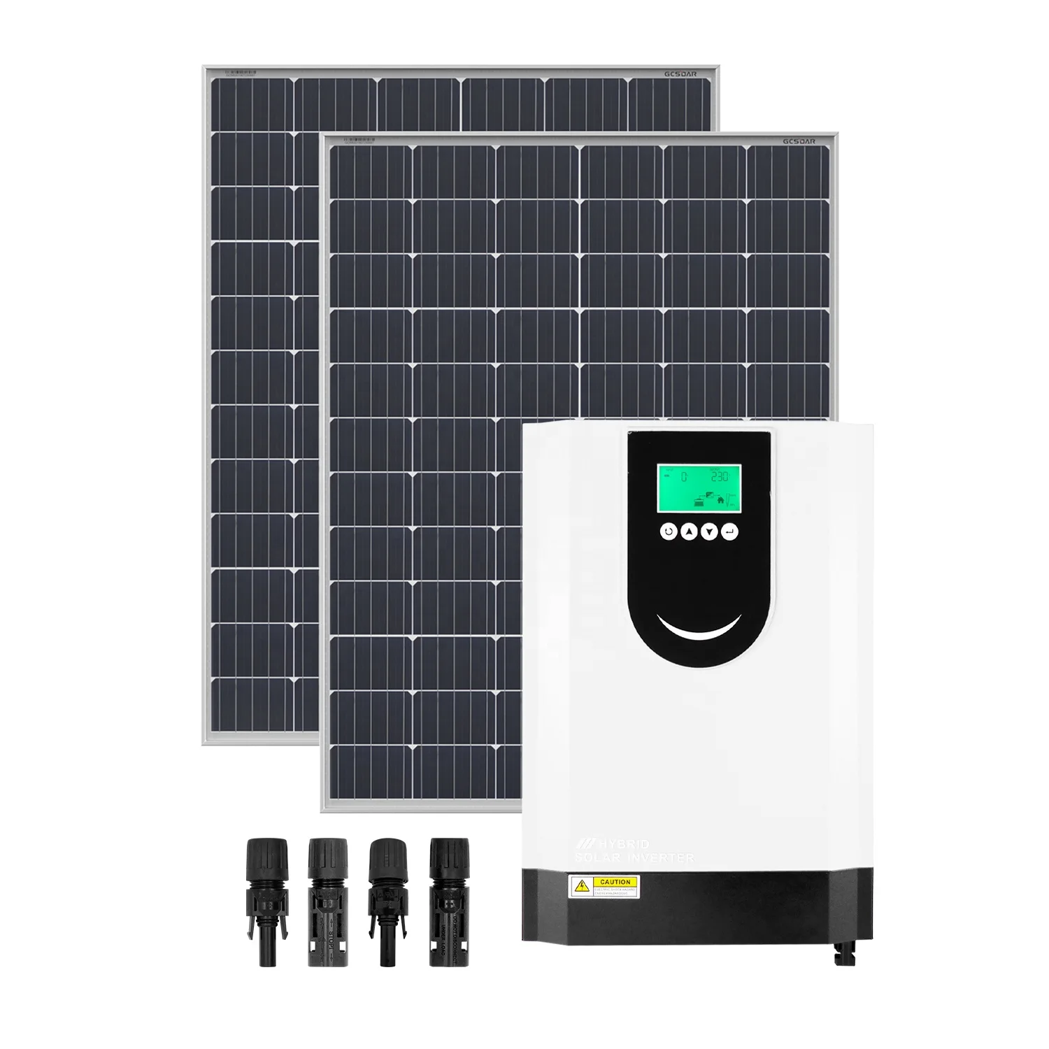 Hybrid Solar Inverter 6.2kw Pure Sine Wave with Mppt Charge Controller In/off Grid Inverter - view 2