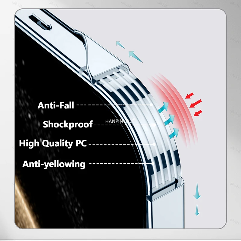 حافظة رفيعة للغاية وبسيطة وشفافة بدون إطار لهاتف Honor 500 Pro 500pro غطاء صلب شفاف مضاد للاصفرار وغطاء مقاوم للصدمات