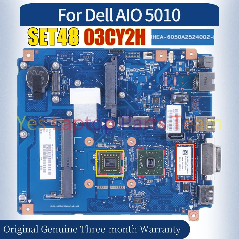 6050A2524002 For DELL OEM Wyse Thin Client 5010 Motherboard CN-03CY2H SET48 System Mainboard Tested