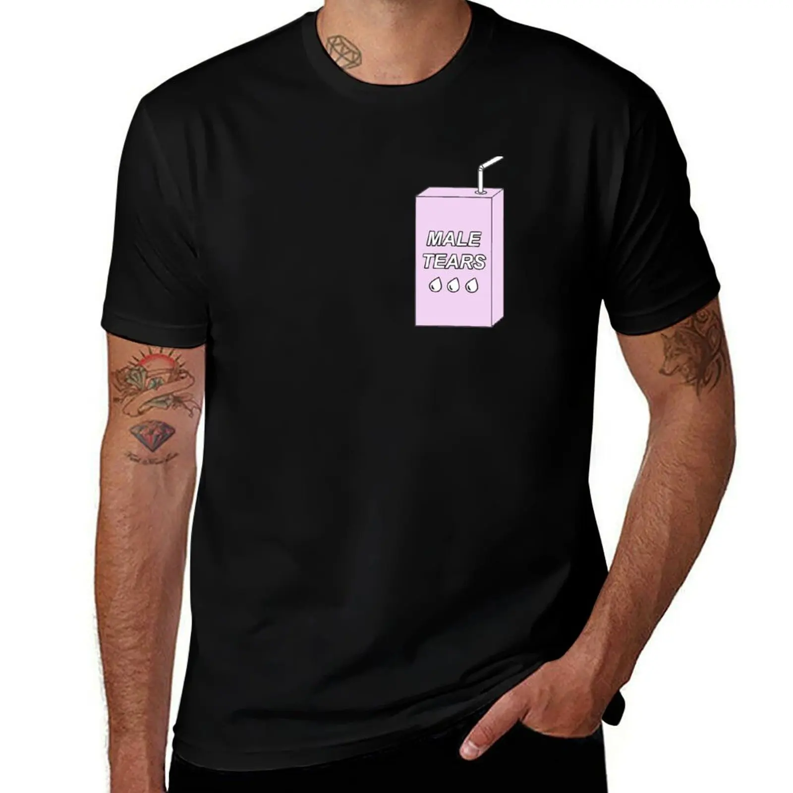 

Male Tears T-Shirt man tshirt funny t shirts cotton T-Shirt