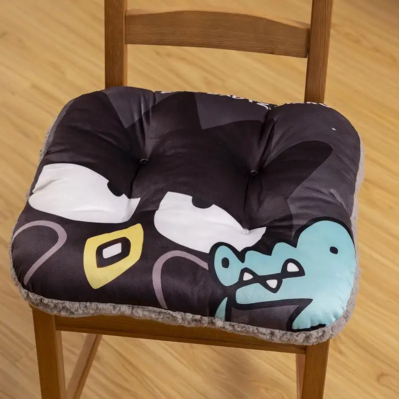 Cojín de felpa de dibujos animados de Anime Sanrio Hello Kitty Cinnamoroll My Melody Y2K, asiento de dormitorio de oficina, cojín grueso, regalos