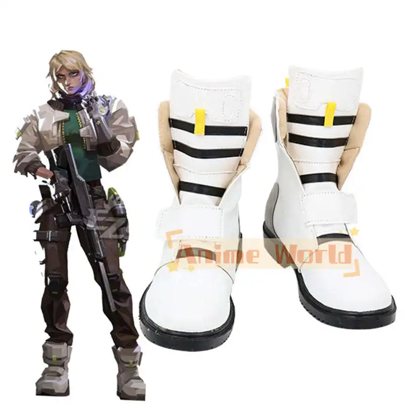 Agent 23 Deadlock Cosplay Shoes Halloween Carnival Boots Custom Made