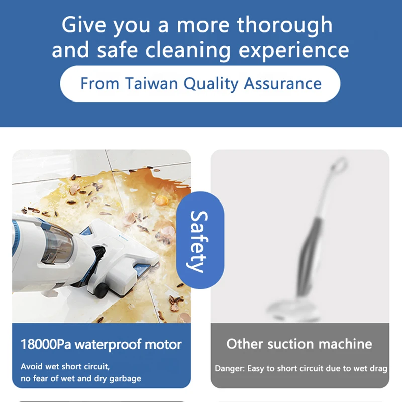 Factory Outlet High Quality Wet and Dry Brush Motor Handhold Vacuum with Steam Mop and Bags