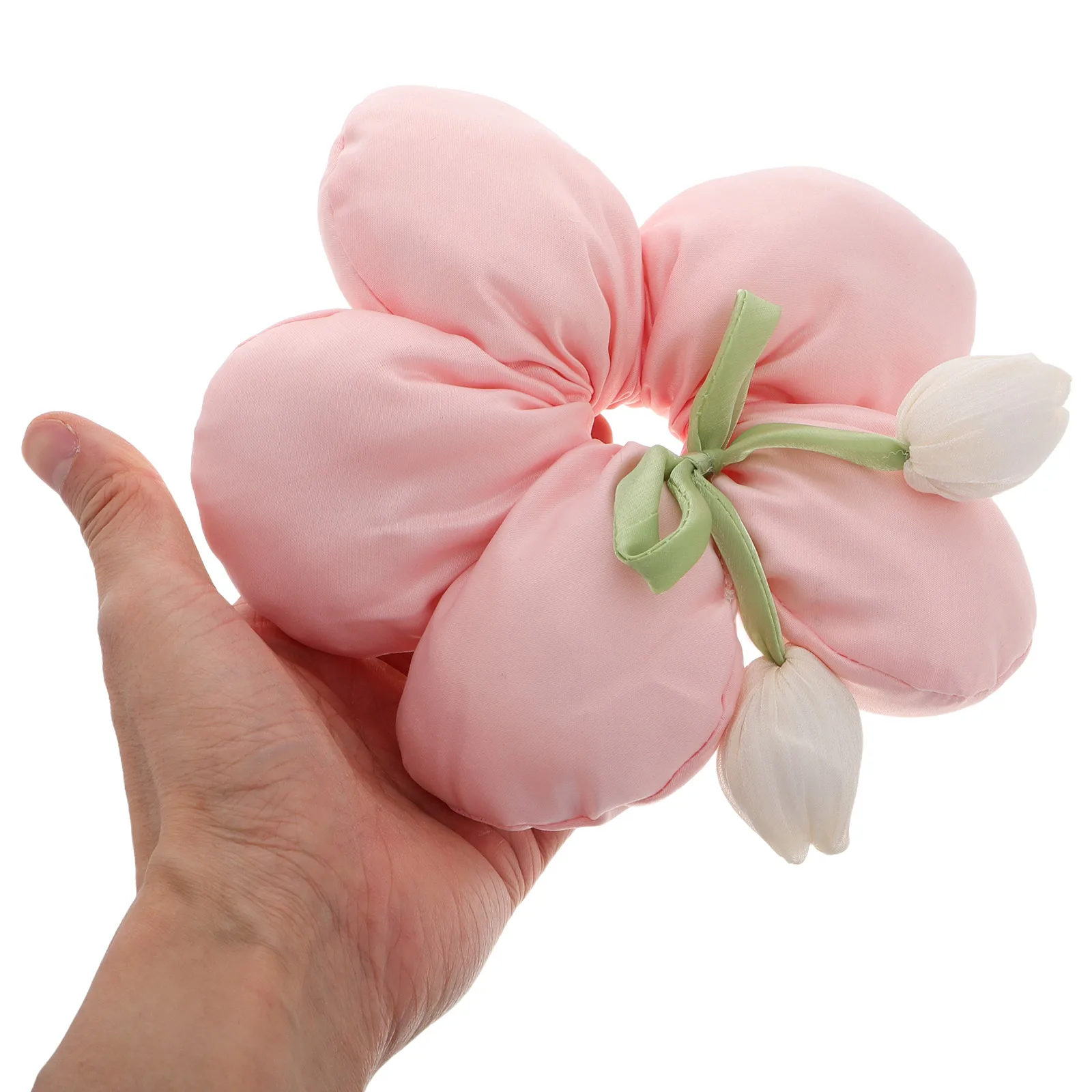 

Flower Scrunchies Cute Girls Ties Baby Women Accessories Durable Floral Ponytail Bands Party Wedding Small Hair Rings Blue