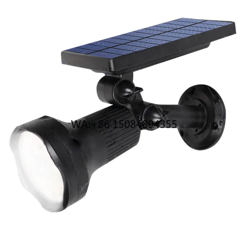 Solar Powered LED Net Light IP65 Garden Wall Light & Stake Spotlights Motion Sensor Outdoor Landscape Solar Lights for Lawn Wall