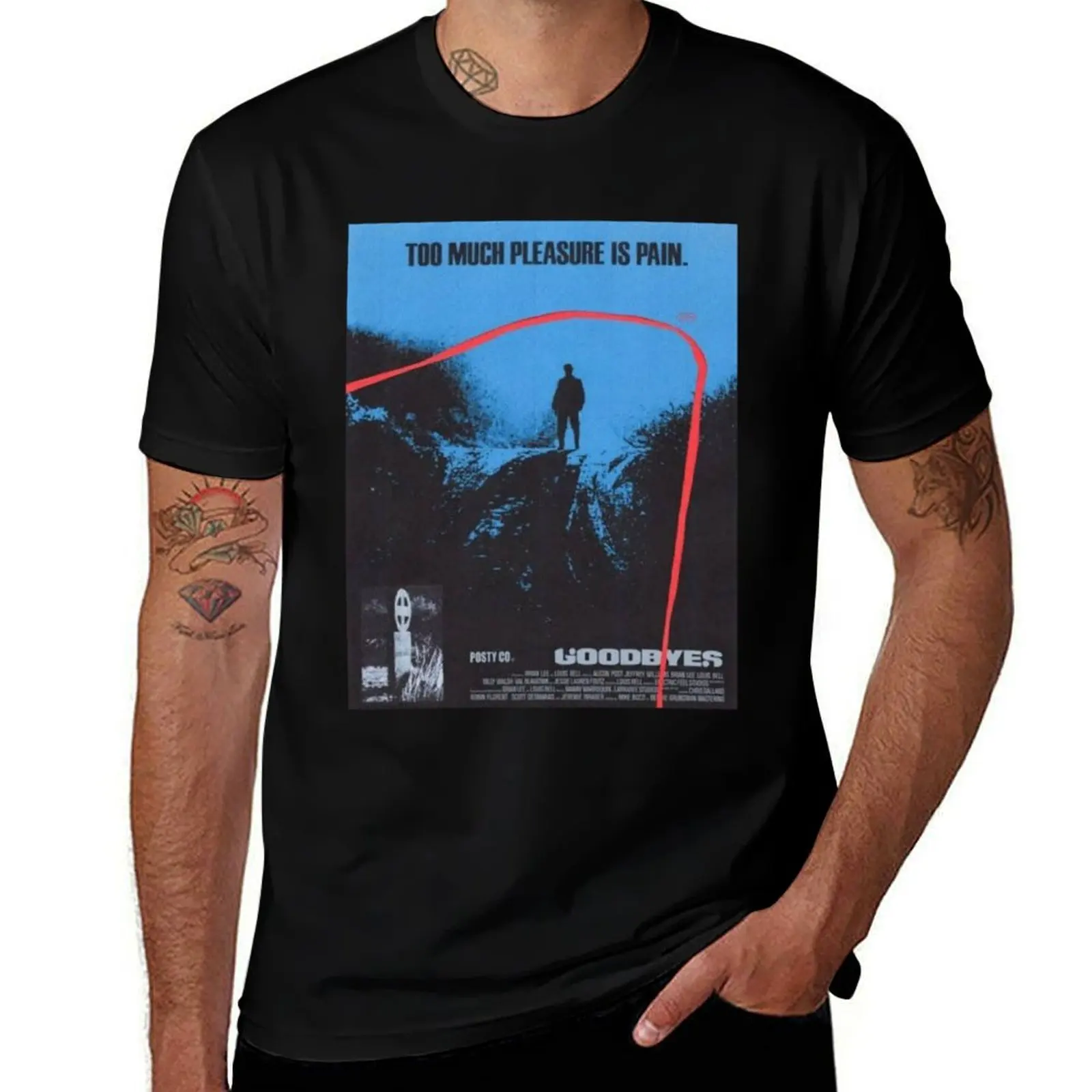 

posty - GOODBYES album cover T-Shirt t shirts for man graphic vintage t shirts for man cotton funny T-Shirt