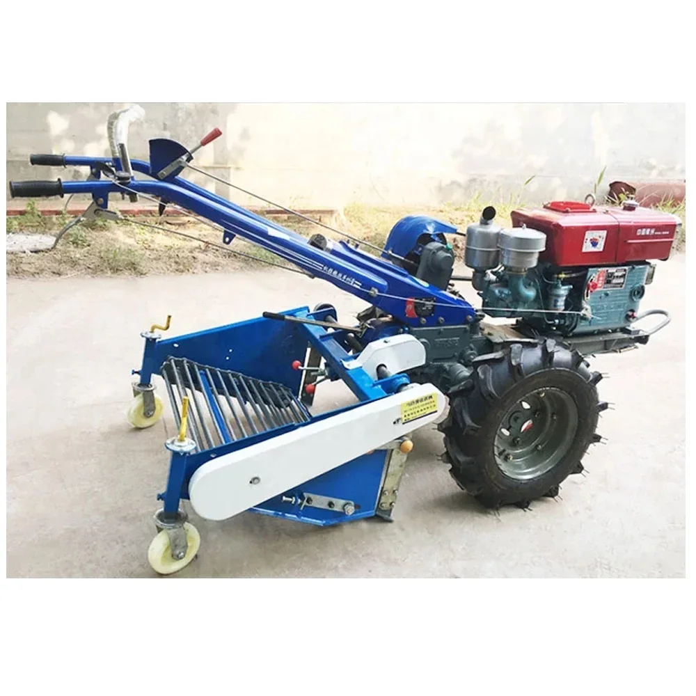 potato harvester belt mini potato harvester with walking tractor