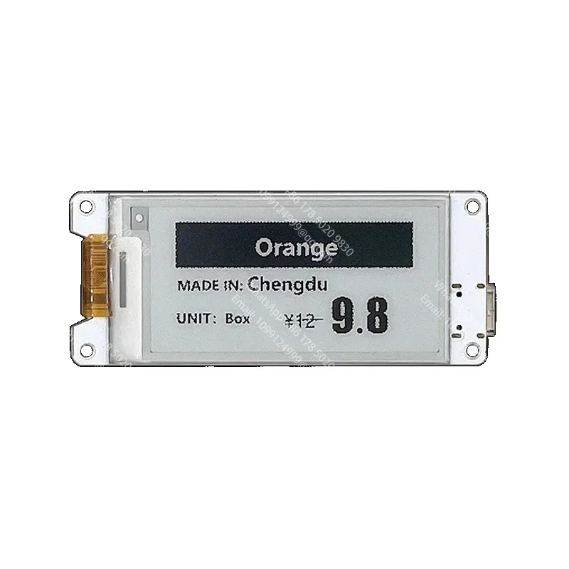 Etiqueta Electrónica de Precio Inteligente con Pantalla de Tinta Electrónica Inalámbrica ESP32, Compatible con Bluetooth SX1262 LoRa y WiFi