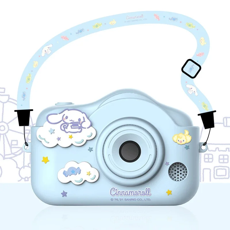 

Kawaii Sanrios Cinnamoroll Camera 4000W High-Definition Digital Camera for Kids Anime Peripheral Take Photo Video Birthday Gift