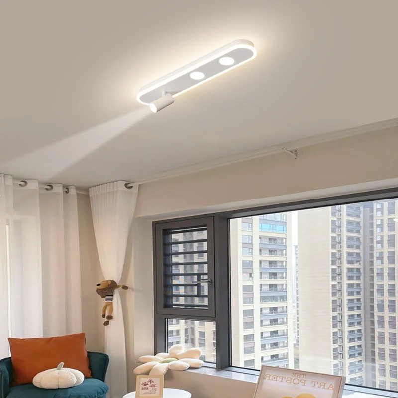Bedroom LED Ceiling Light With Spotlight Surface Mounted  Aisle Light Corridor Light Minimalist Modern Living Room Foyer Light