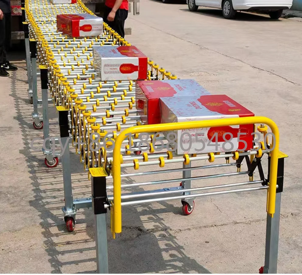 RD Adjustable Speed Powered Roller Conveyor for Packaging Lines - 0.5-10m/min, ISO Certified