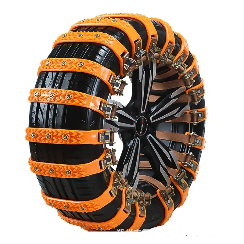 Winter Snow Anti-Skid Tyre Chains Car Tire Nonskid Chain Tyre Car Chains Snow Chains For Cars Most Car Wheel Outdoor Emergency