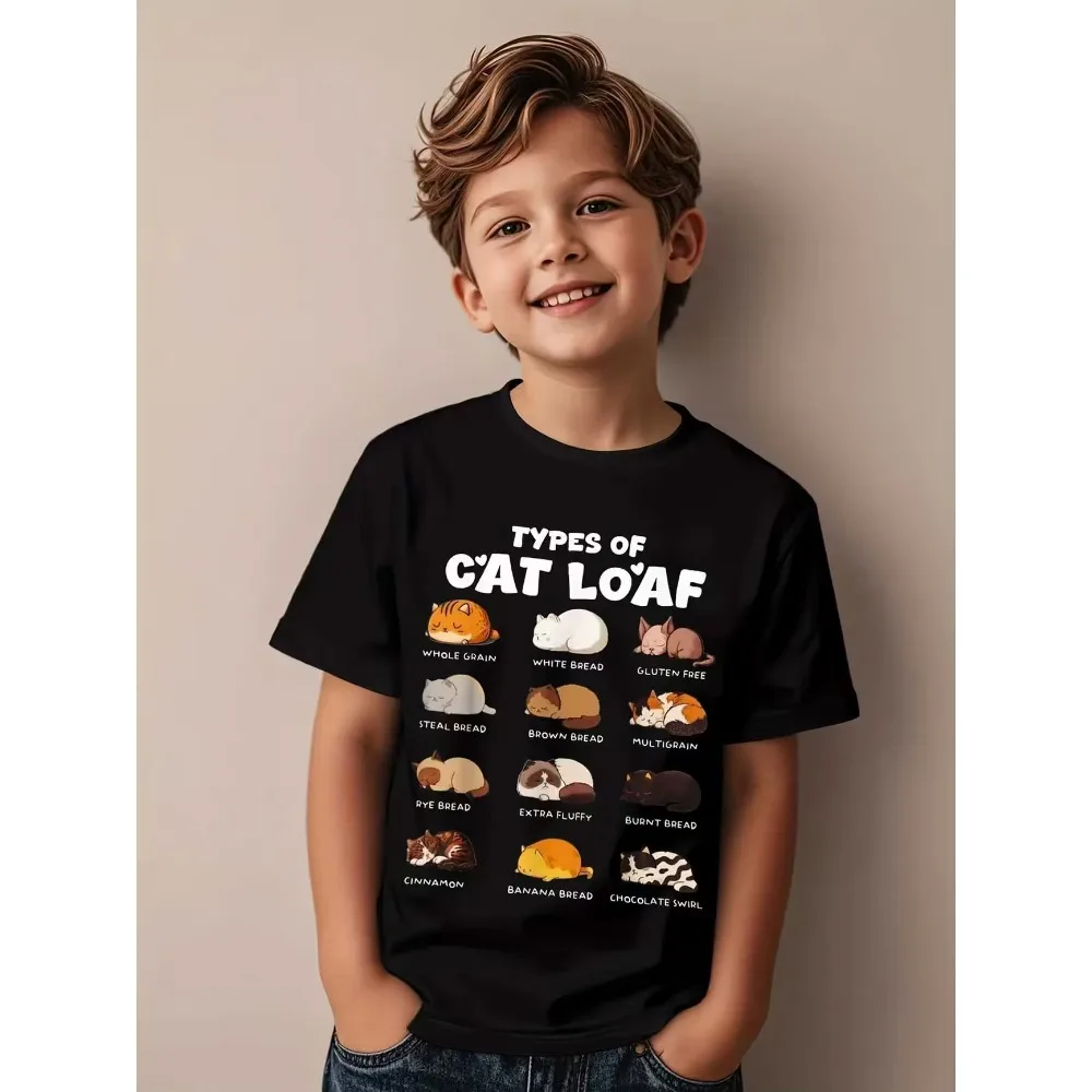 Spider Chameleon Dinosaur Series Print Summer Boys Girls Clothes Cotton Casual Childrens T-shirt Fashion Kid Short Sleeved Shirt