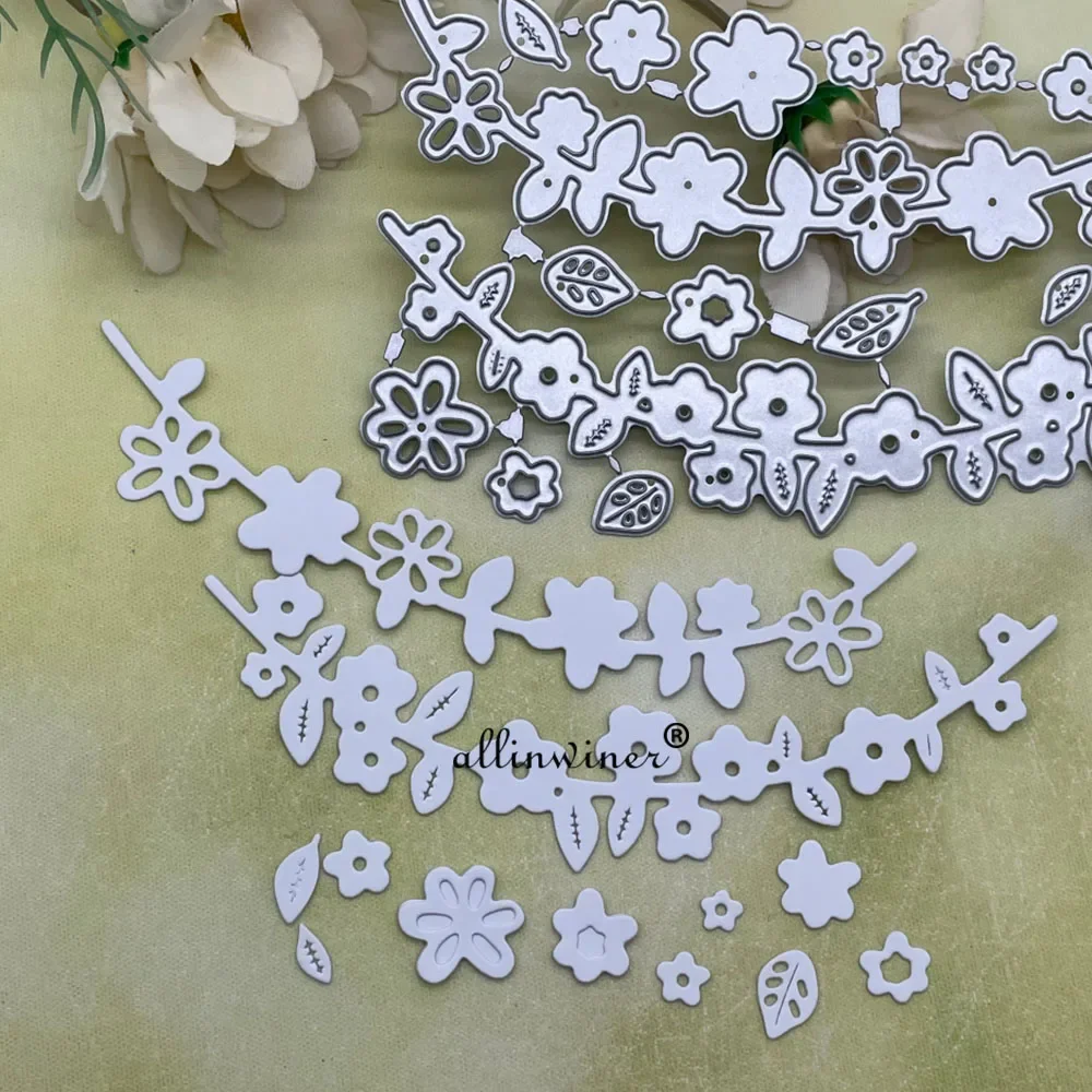 

New Flower clusters strip DIY Craft Metal Cutting Die Scrapbook Embossed Paper Card Album Craft Template Stencil Dies