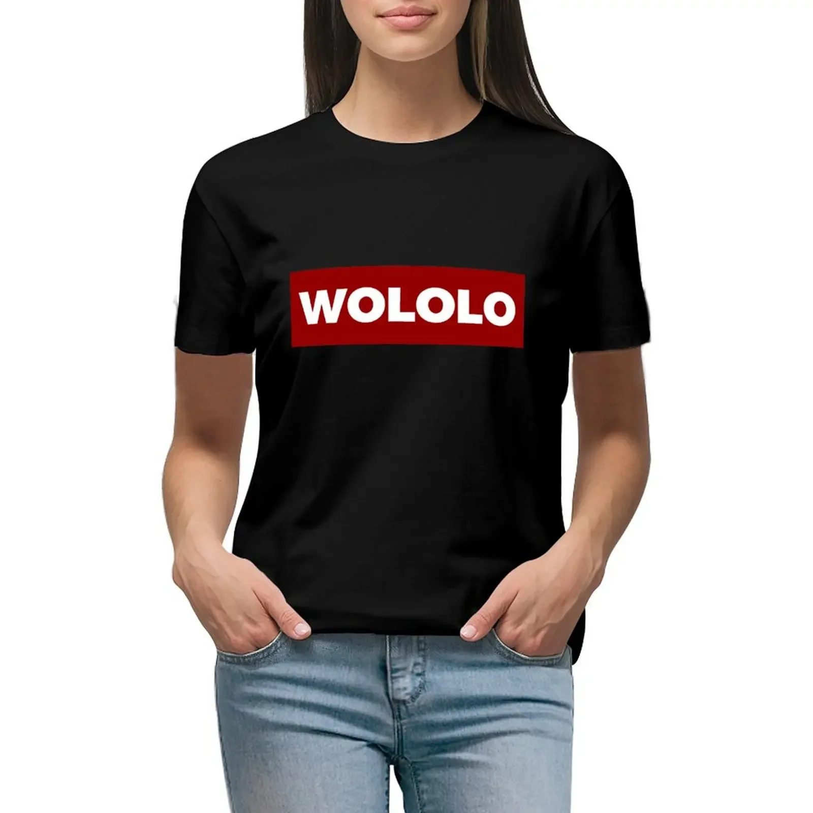 

Age of Empires Wololo Hipster T-Shirt tops Aesthetic clothing summer clothes anime clothes t-shirts for Women loose fit