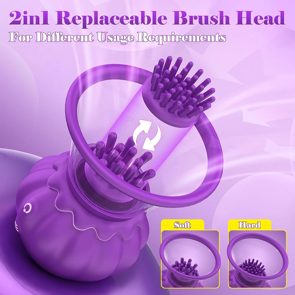 10 Rotations Nipple Toy Vibrator Jellyfish Suction Cup Powerful Sucking Function Detachable Nipple Vibrator Clitoris Stimulator - view 3