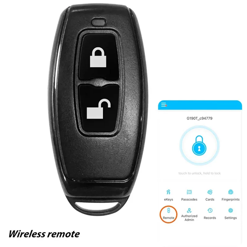 ABGN 5X 2,4 ГГц беспроводной пульт дистанционного управления Bluetooth-брелок для TTLOCK умного дверного замка умные устройства работает с приложением Ttlock
