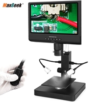 Maxgeek Andonstar AD249-P 10-inch FHD Screen Digital Microscope 1020X Magnification for Electronics Repairing