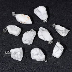 Natural stone pendant to make jewelry, rough irregular, quartz crystal, energy charms, earrings and paste, DIY accessories, 5 pcs/lot accessories 12 Main sales pendant natural stone - №7