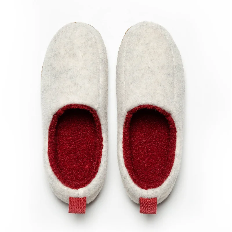 Kidmi-Chinelos de pelúcia fuzzy feminino, forrado, deslizante, interior, aconchegante, sapatos de casa, ao ar livre, antiderrapante, respirável,