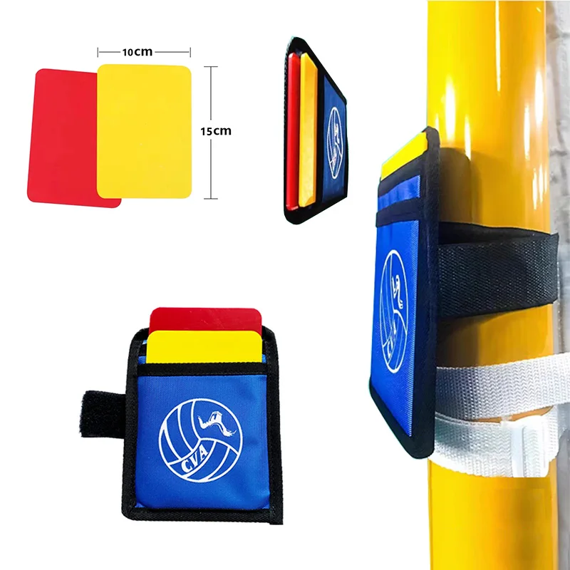 

CVA Volleyball Referee Card SRFC0 , Red and Yellow Cards , Official Size 10X15CM Designated Penalty Equipment for Match