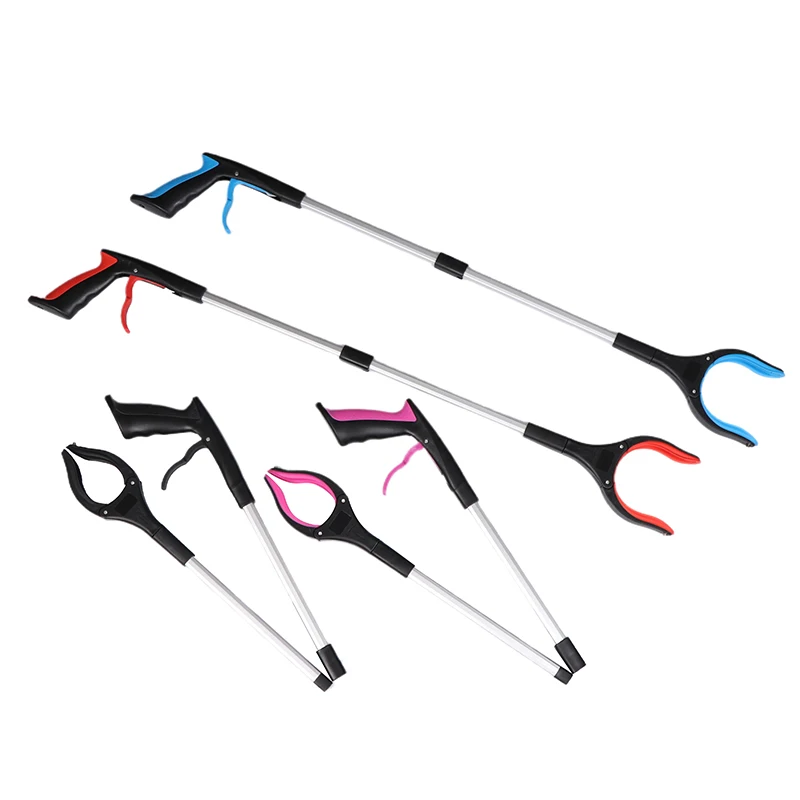 Foldable Reachers Pickers Gripper Extender Hand Aid Tools Portable Garbage Grabber Pick Up Tools For Pregnant Women Elderly