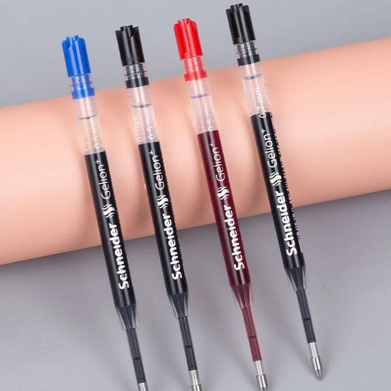 Schneider G-2 Gelion + stylo à encre Gel, recharge de stylo Gel 0.5mm 0.7mm Format ISO G2 fournitures de bureau Standard européen