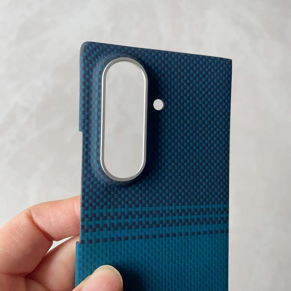 Высококачественный чехол Magsafe из углеродного волокна для ПК для Samsung Galaxy Z Fold7 6 5 4 3, ультратонкий тонкий противоударный защитный чехол с беспроводной зарядкой