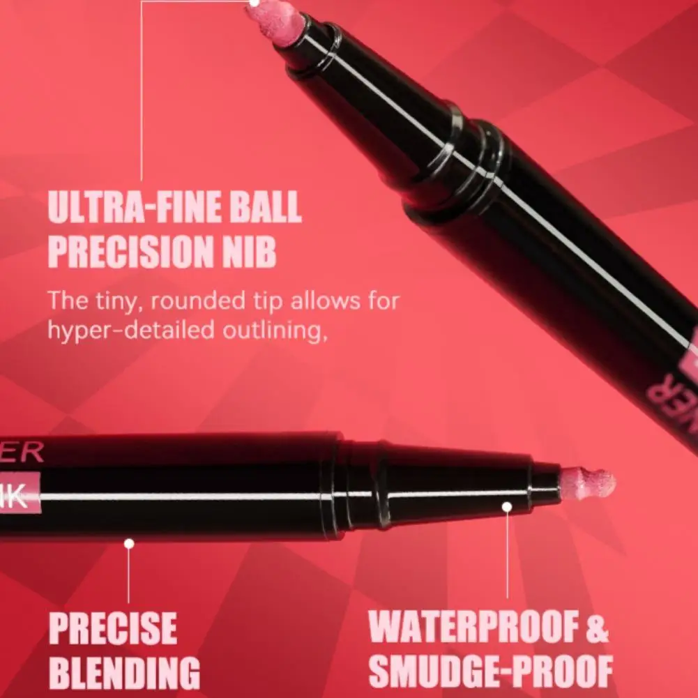 MLSMILE Lip Liner Formula per tazza resistente alle sbavature e antiaderente Il colore a lunga durata definisce le labbra per un aspetto preciso di finitura opaca 3D