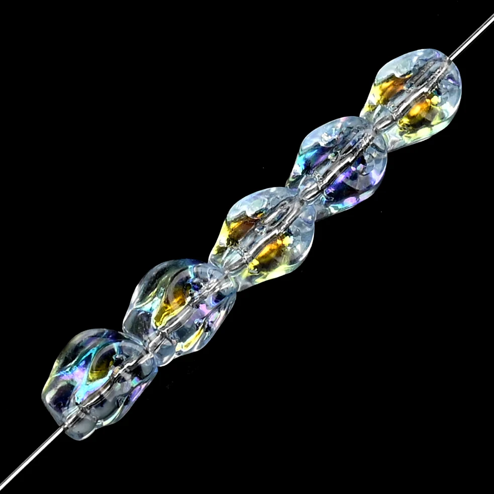 20pcs 10mm Skull Shape Crystal Beads Transparent Glass Beads for Jewelry Making Diy Earrings Bracelet Necklace Accessories 10mm view 5