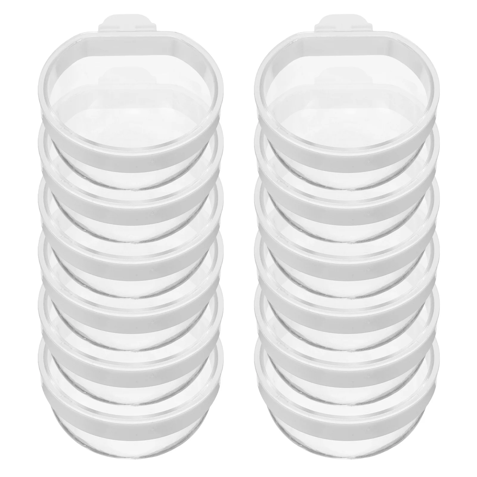 

12pcs Parrot Water Feeder Transparent Bird Cage Feeding Bowl Antispill Hanging Cup For Parakeet Budgie Small Birds Pet Hydration