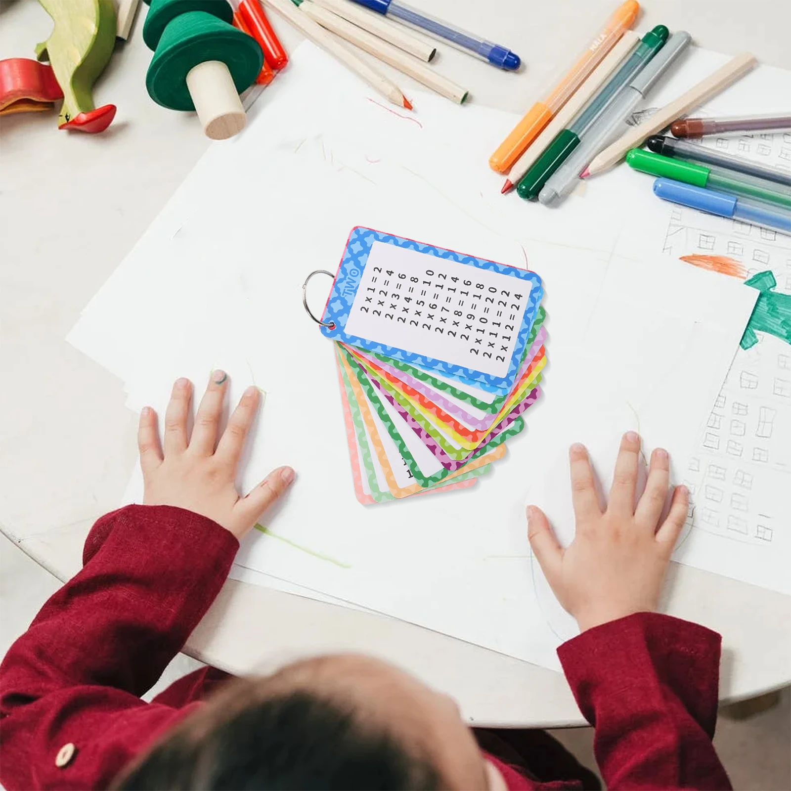 13 szt. Karty edukacyjne do matematyki dla dzieci, karty do szybkiego nauce liczb, interaktywne narzędzia, gry, zabawka Montessori dla dzieci
