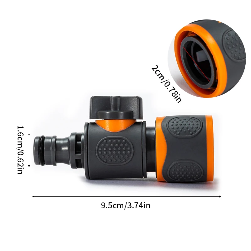 مع مفتاح صمام موصل سريع الحلمة اتجاهين غسيل السيارات مدفع المياه السريع لرسو السفن القياسية تأخير ABS توقف اتصال سريع