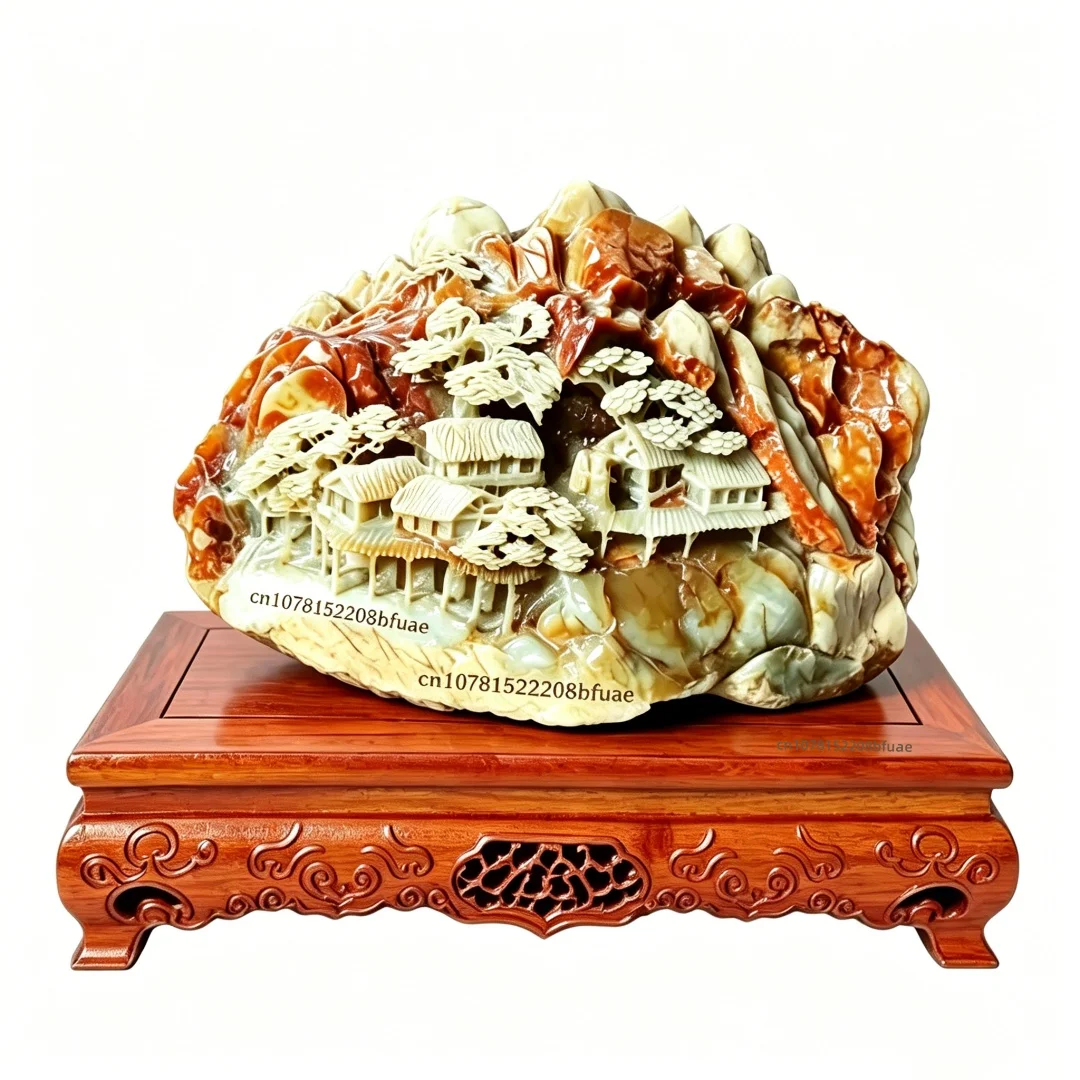 Ebony Wood Base Stand, Home Decor Wooden Pedestal for Bonsai Flower Fish Tank Craft Tea Set Buddha Incense Vase Display