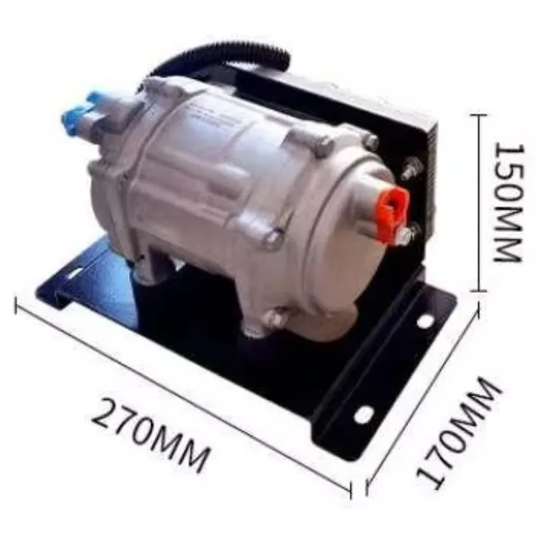 Scroll Air Compressor General Electric Vehicle AC Compressor Air Conditioning Scroll R134a R1234yf 12v 24v 48v
