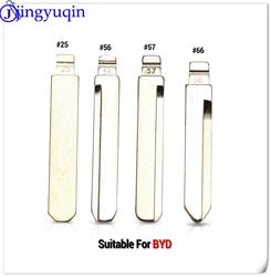 jingyuqin 1p NO. 56 57 66 25# Key Blade For BYD F3 F3R F0 Geely Vision Lifan 620 Car Key Blank Replacement