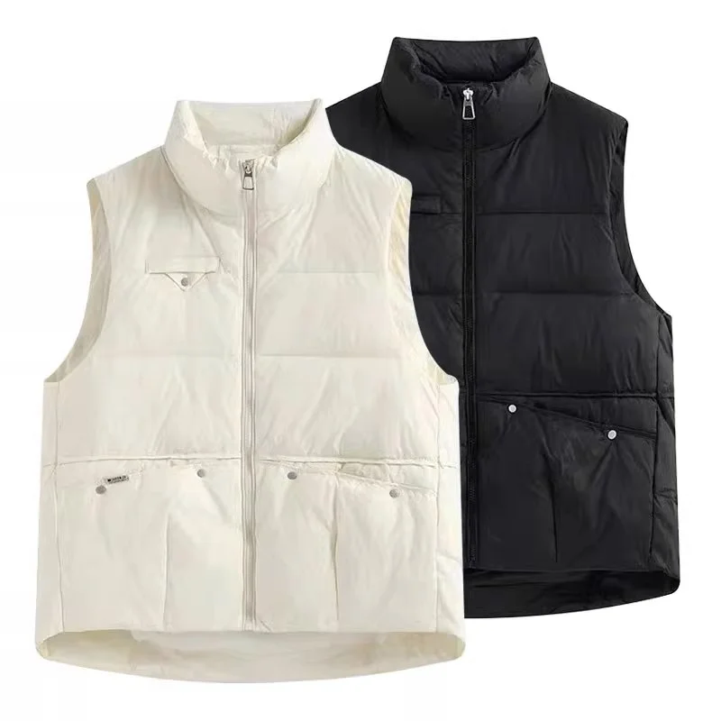 

plus Size Casual Loose Women's Jaet Pure Color Svel Stand Collar Outerwear Versatile for plus Size Women Autumn Winter
