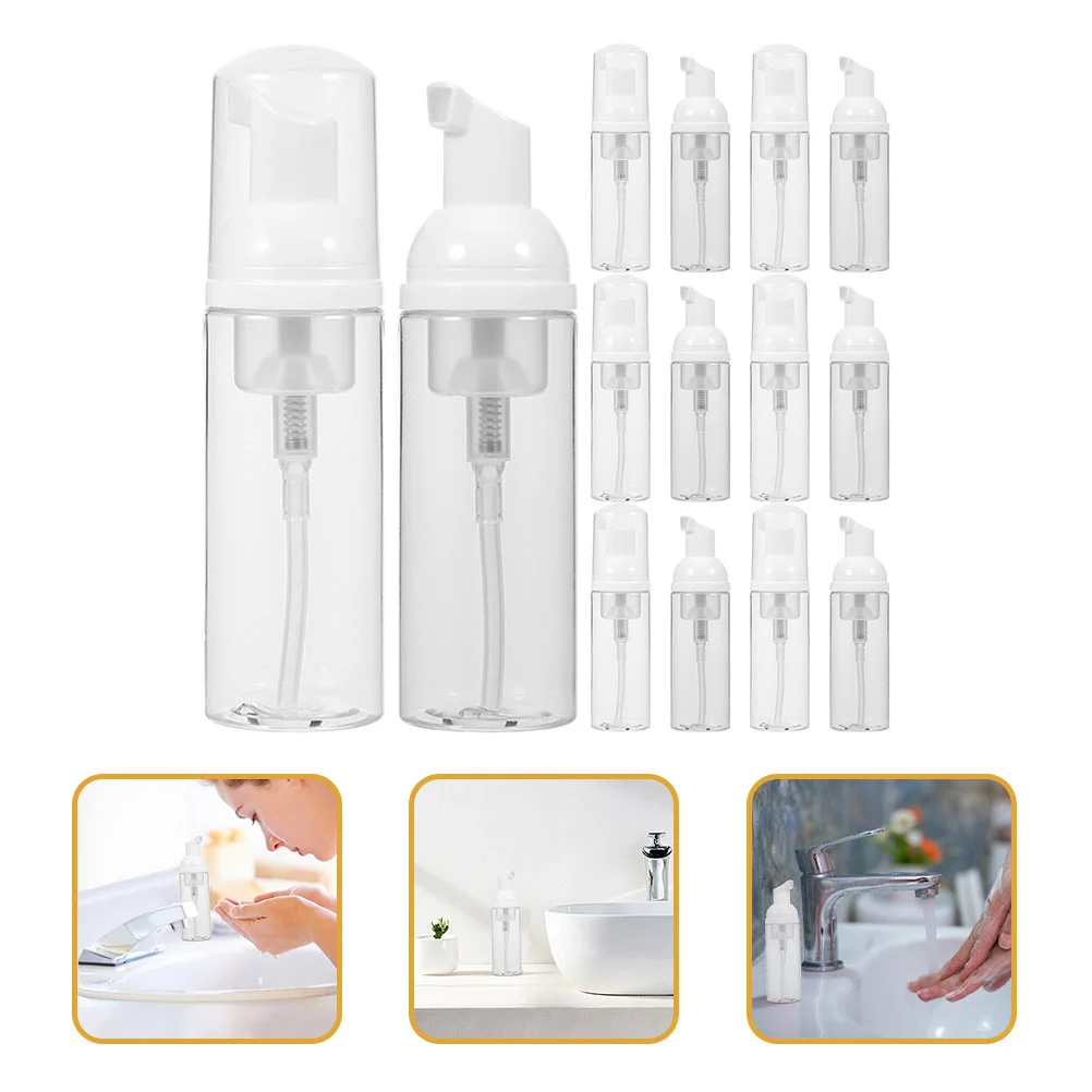 20 Pcs Handwashing Fluid Mousse Bottle Travel Foaming Soap Sink Plastic Dispenser