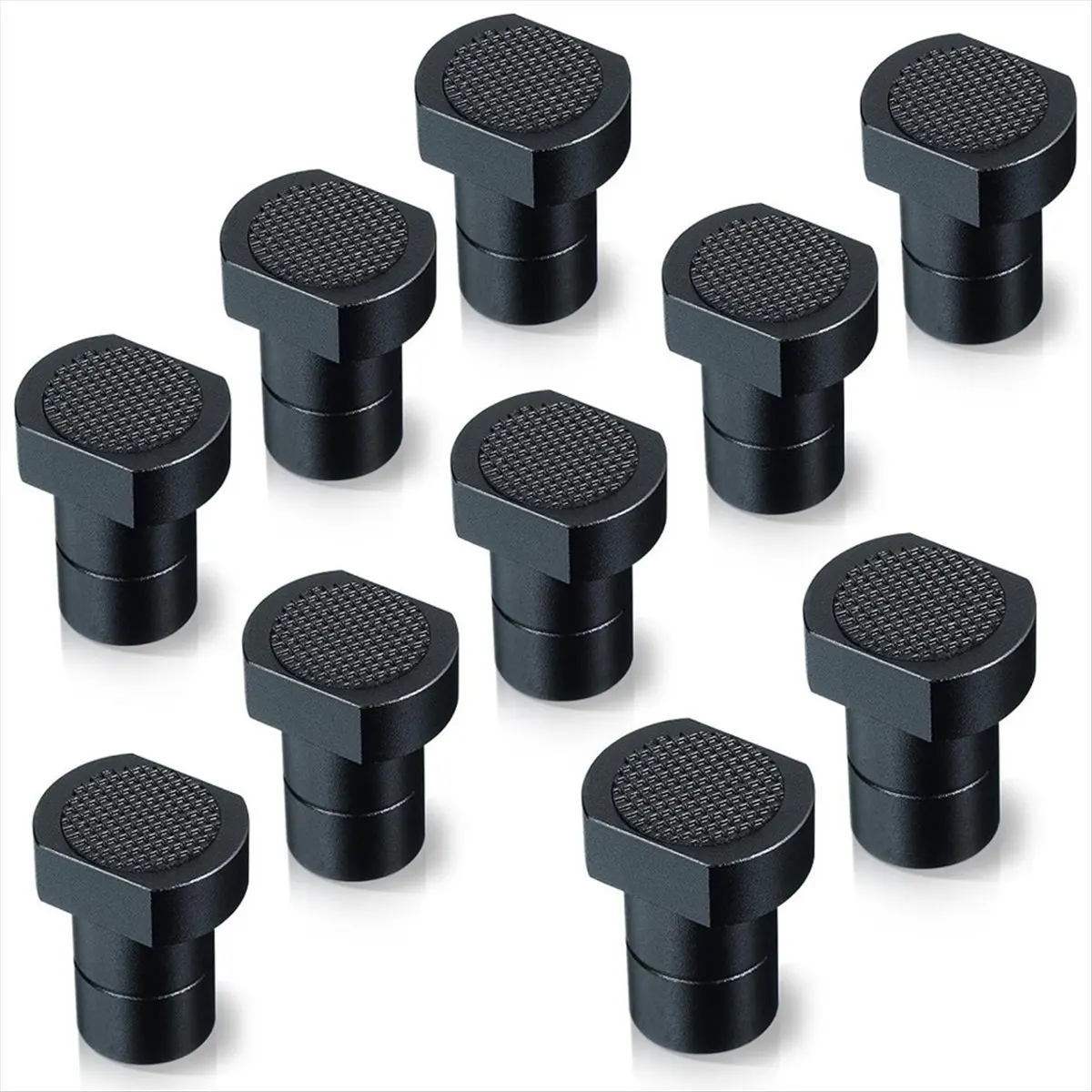 KSOL 8Pack Bench Dogs Bench Dog Clamp for Workbench Dog Hole with Non-Slip Pad Aluminum Alloy Stops-20mm