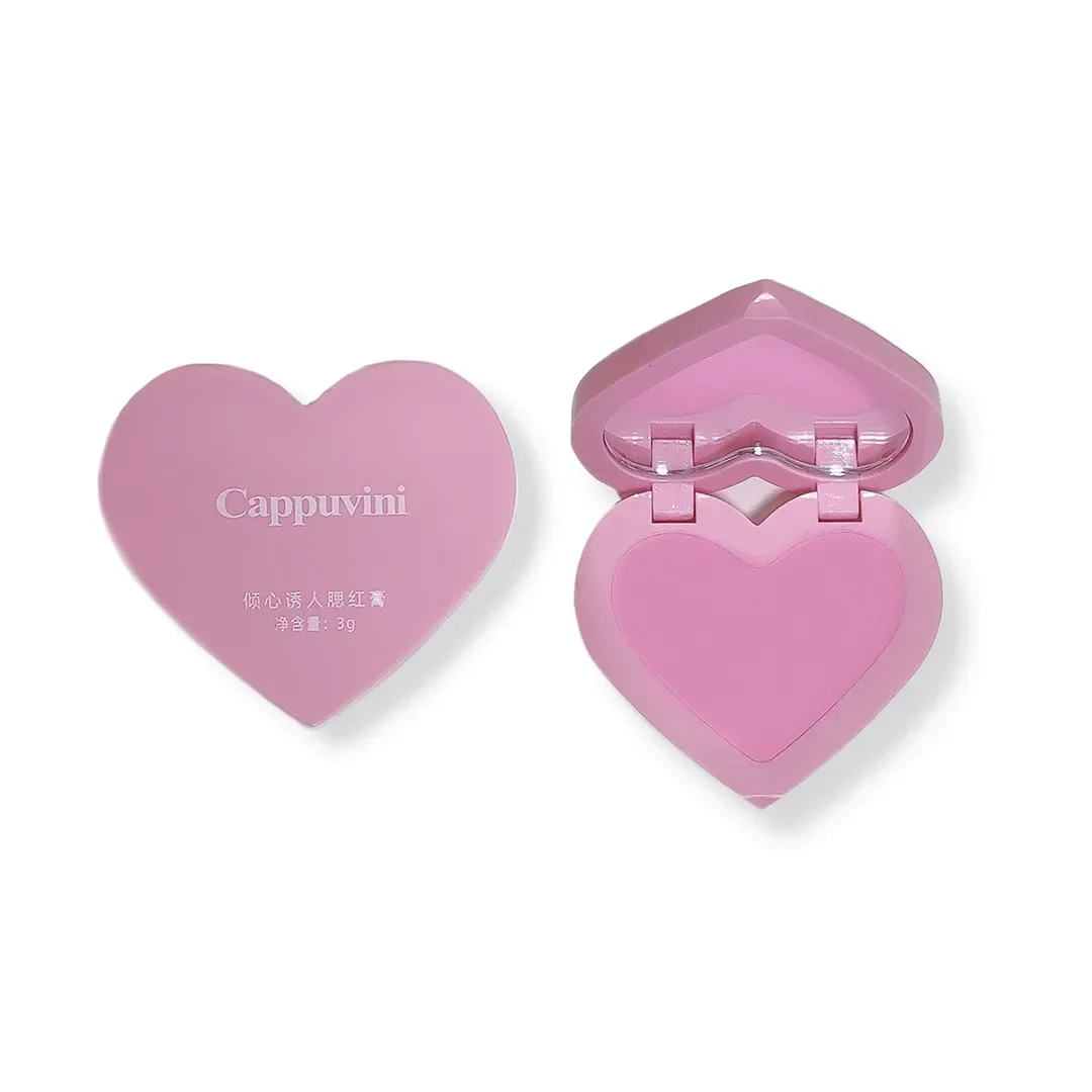 Cappipiniナチュラルヌドリリーブラッシュクリーム、シングルカラー、ラブ、ホワイト、マット、CT