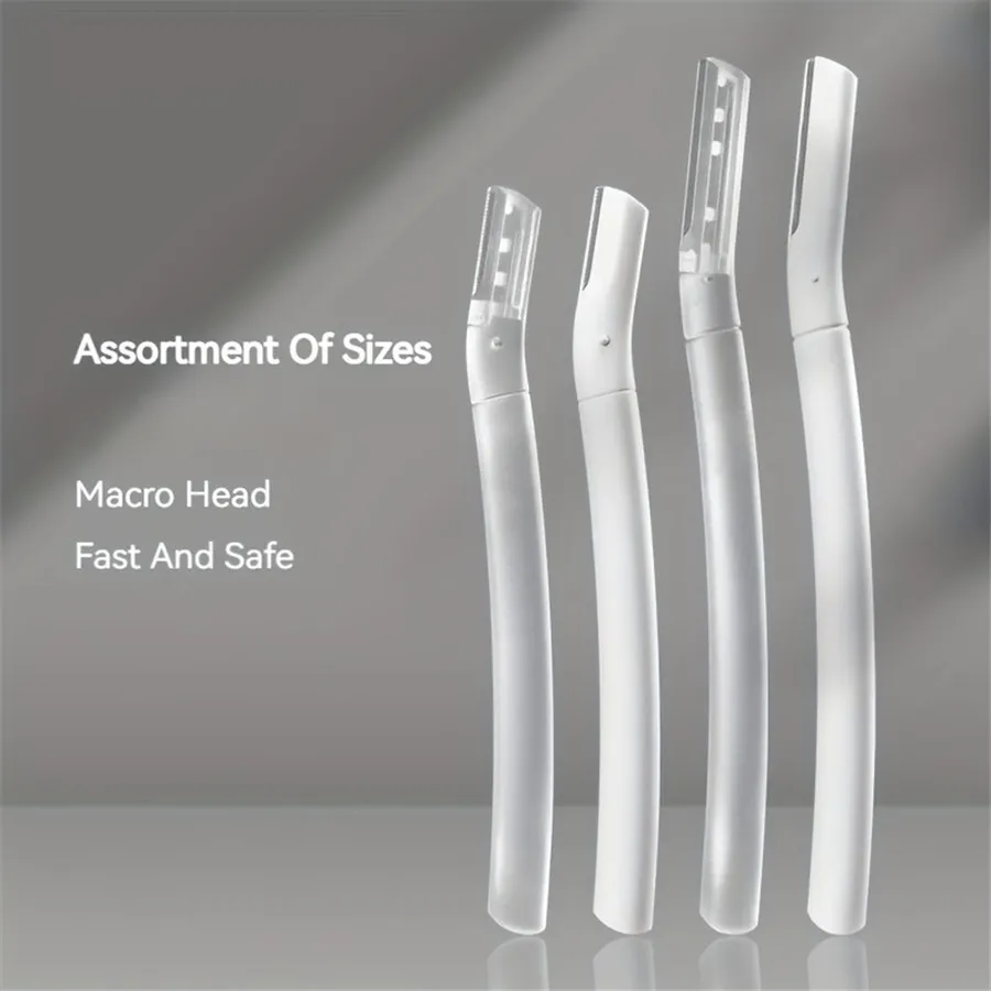 

4pcs Eyebrow Razor, Face Razors For Women Facial Hair, Eyebrow Shaver, Dermaplaning Tool To Exfoliate And Refresh The Skin