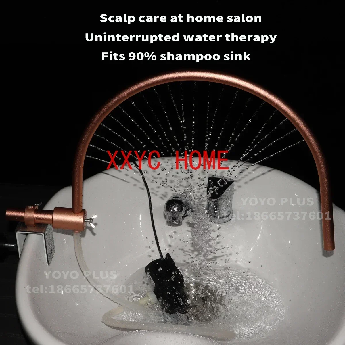 

Head Spa Water Therapy Water Circulation Waterfall for Shampoo Bowl Bed Massage Equipment Japanese Hair Treatment