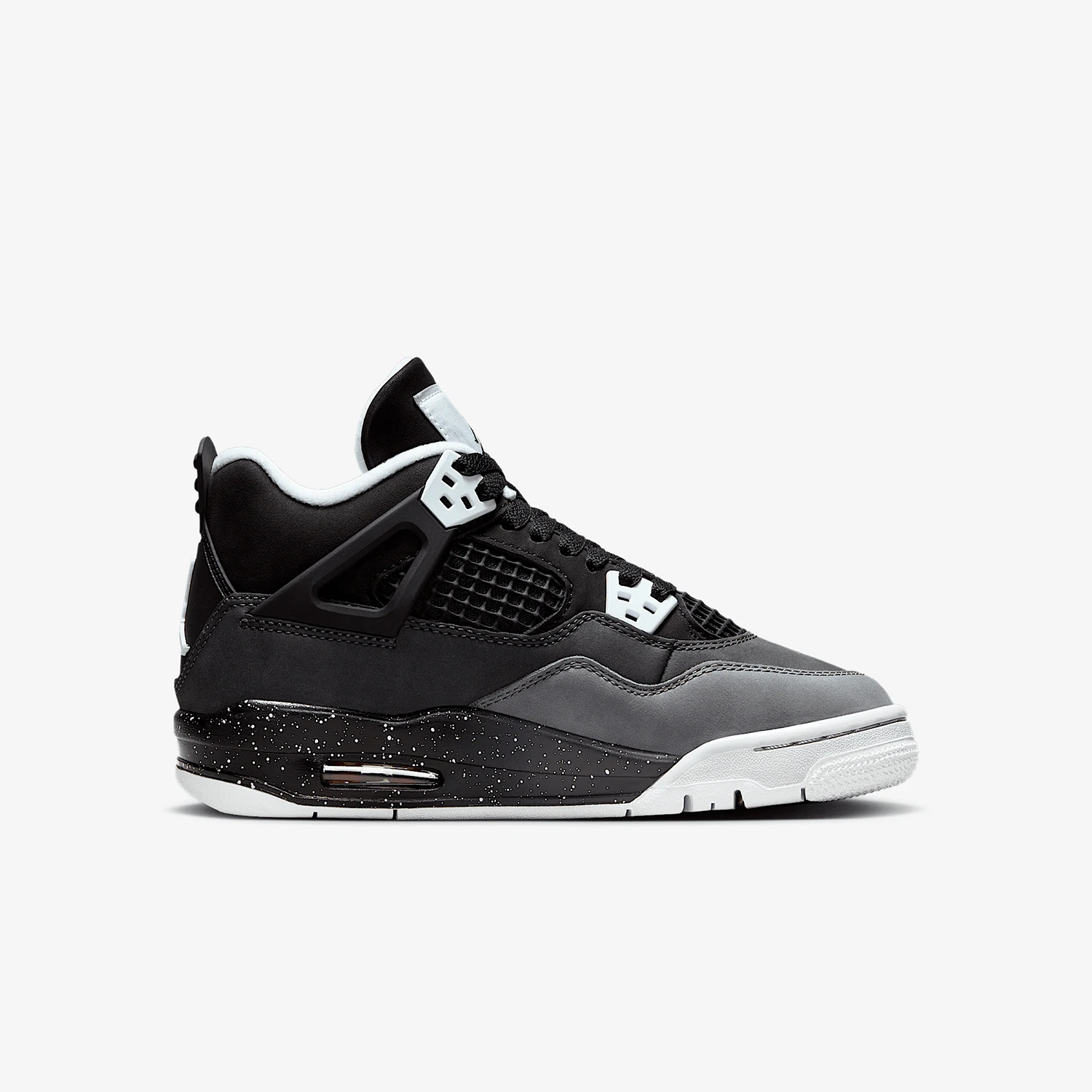 Nike genuine Air Jordan 4 GS women's large children's shock-absorbing sports shoes FQ8213-002 view 4