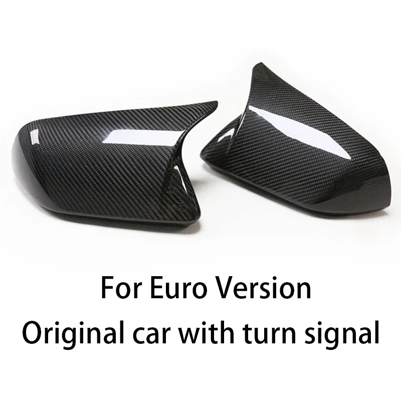 For Ford Mustang 2015-2022 Dry Carbon Fiber Car Door Wing Side Rear View Mirror Covers Cap Europe & America Model - Image 6