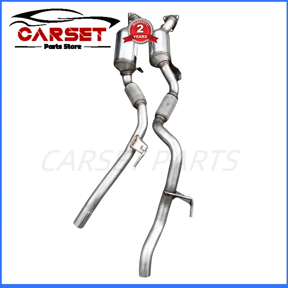 Pair Right Front+Left Catalytic Converter for Porsche Cayenne 3.6L V6 2011-2014 958113021GX 95811302140 958113022EX 95811302240