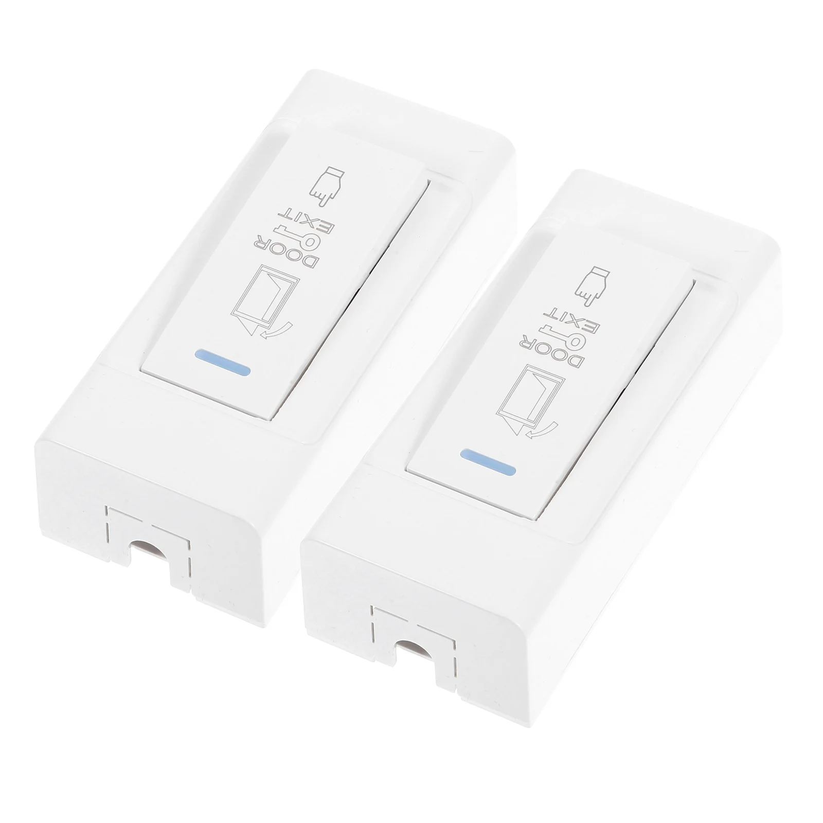 2 Pcs High Power Switch Door Button for Home Push Buttons Wall-mounted Replacement Exit Access Control