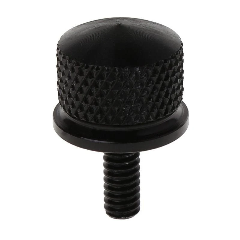 

JU06 Wearproof Aluminum Alloy for Seat Thumb Screws Bolts for Motorcycle Black/Silver Screws Boltd